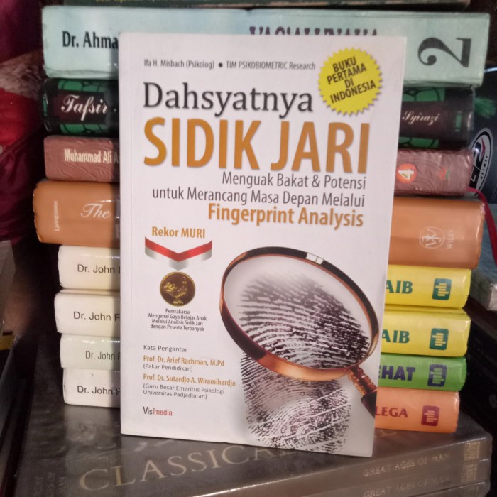 ORIGINAL BUKU DAHSYATNYA SIDIK JARI MENGUAK BAKAT & POTENSI UNTUK MERANCANG