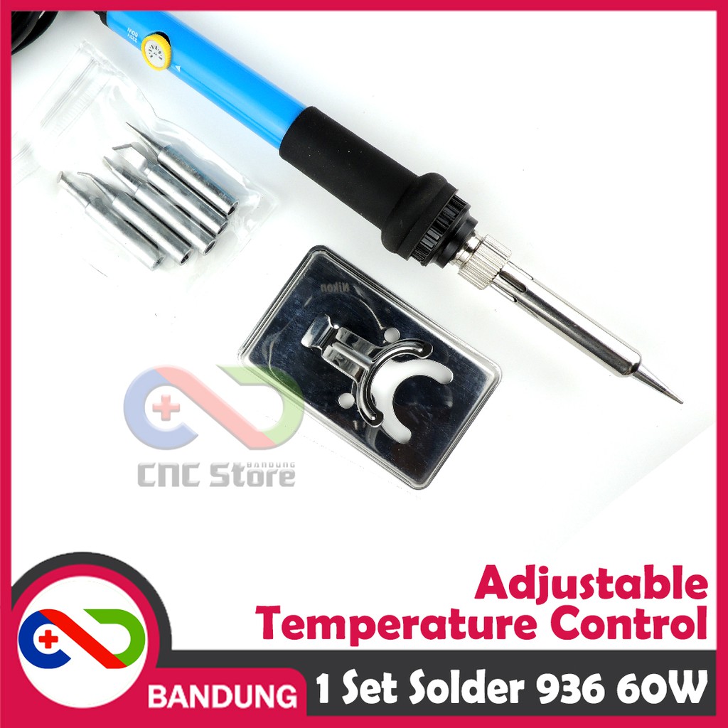 SOLDER TOOLS 936 60W ADJUSTABLE TEMPERATURE CONTROL SET 2 PLUS