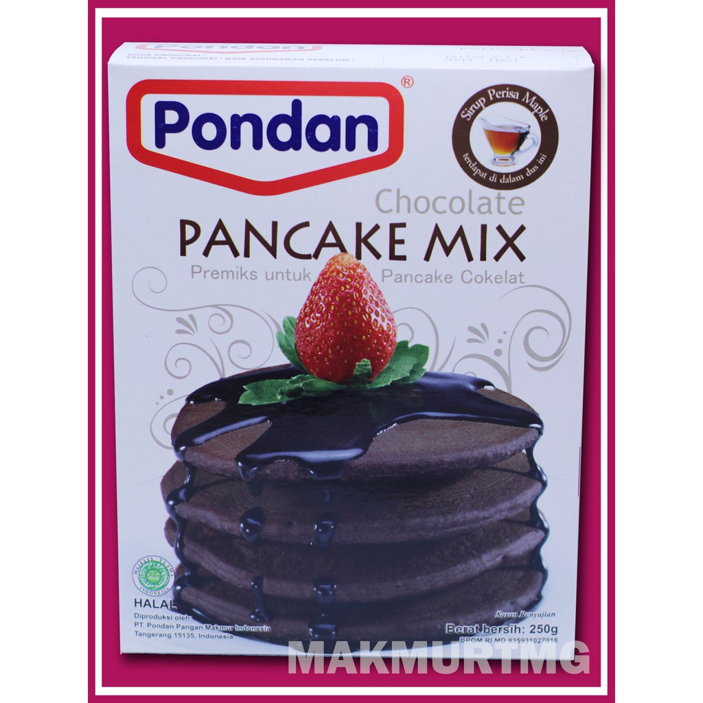 

PONDAN PANCAKE MIX COKLAT 250gr