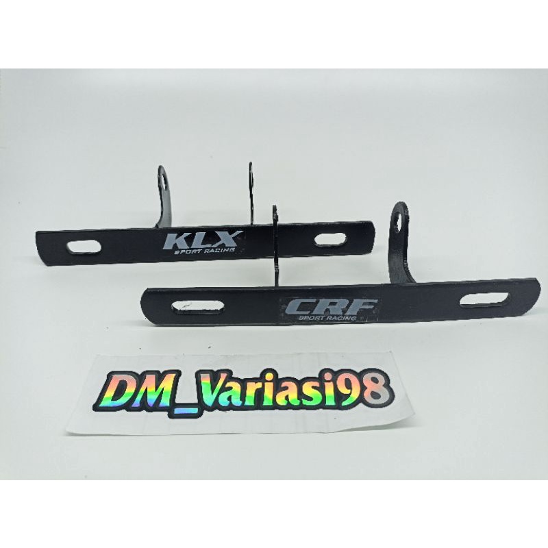 DUDUKAN PLAT NOMOR KLX - DUDUKAN PLAT NOMOR CRF - BREKET PLAT NOMOR CRF
