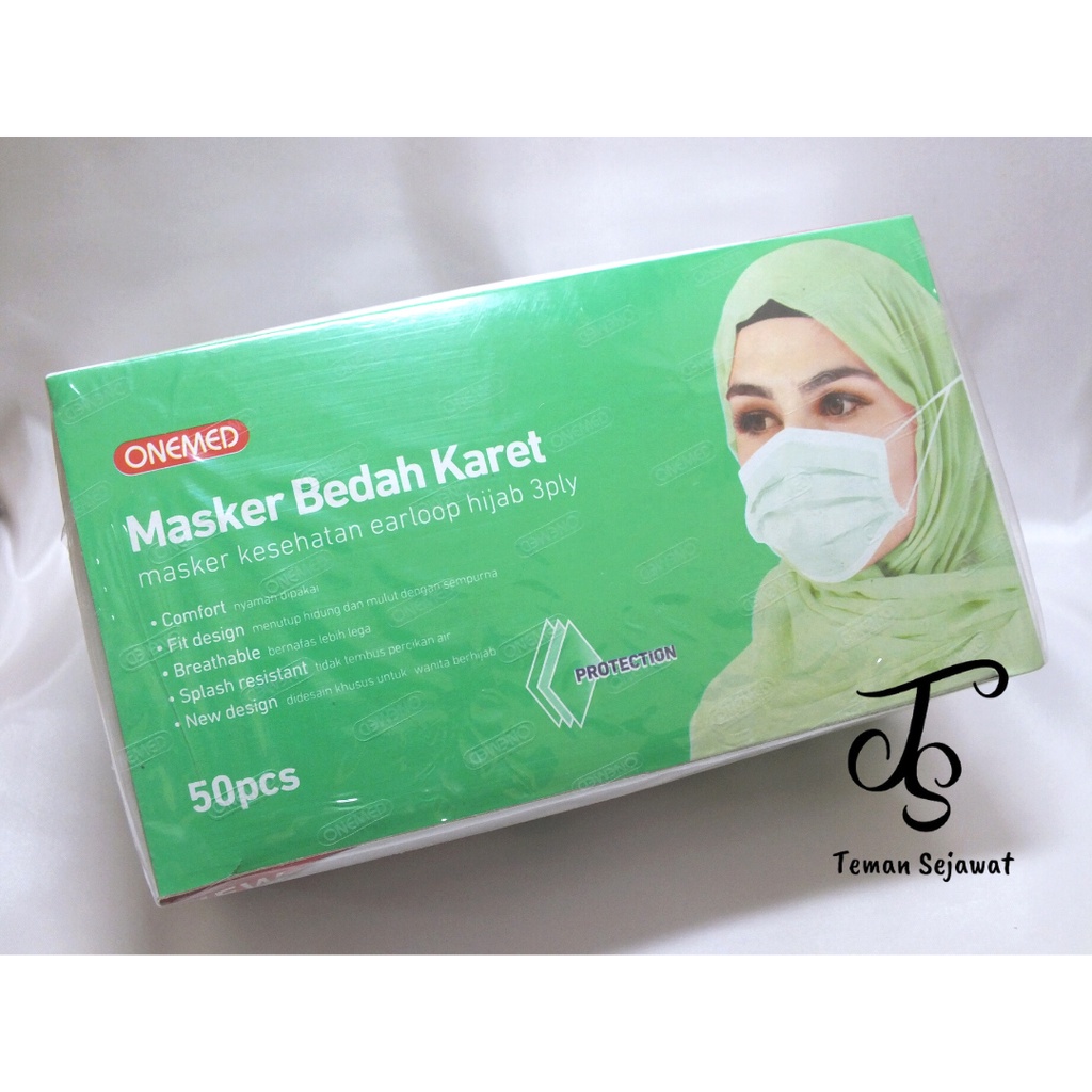 Masker Bedah Hijab ONEMED [ECER]