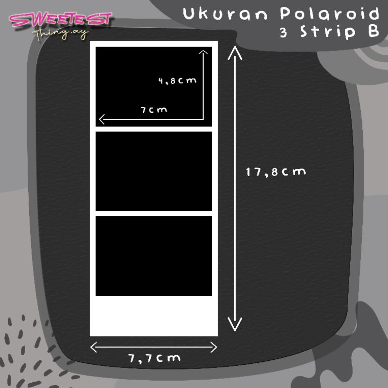 

MONOKROM SERIES POLAROID 3 STRIP B! CETAK PLUS LAMINASI 1 PACK ISI 5 LEMBAR (15 FOTO)