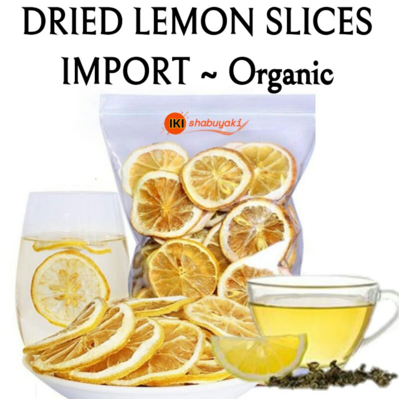 

Lemon iris kering import organic 15gr | dried lemon slices | dehydrate lemon | dried fruits