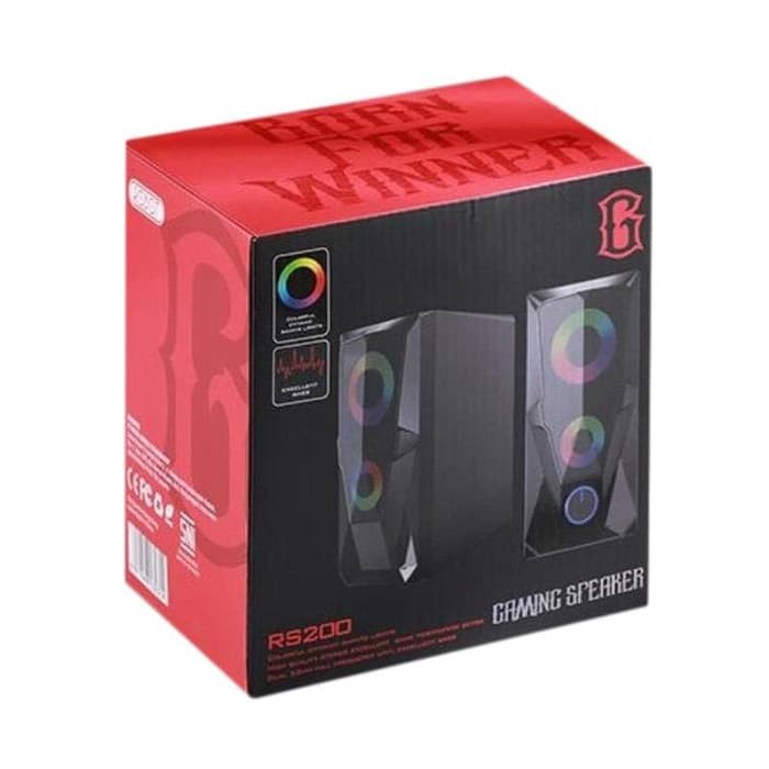 SPEAKER AKTIF ROBOT RS200 STEREO GAMING 3.5mm