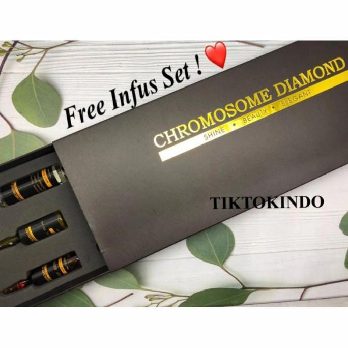 Free Infus Set  Chromosome Diamond Kromosom Infus Whitening Original