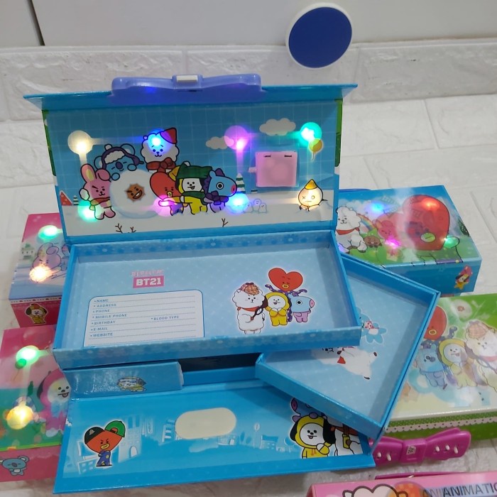 

Tempat Pensil Kode Bts Nyala Led 056