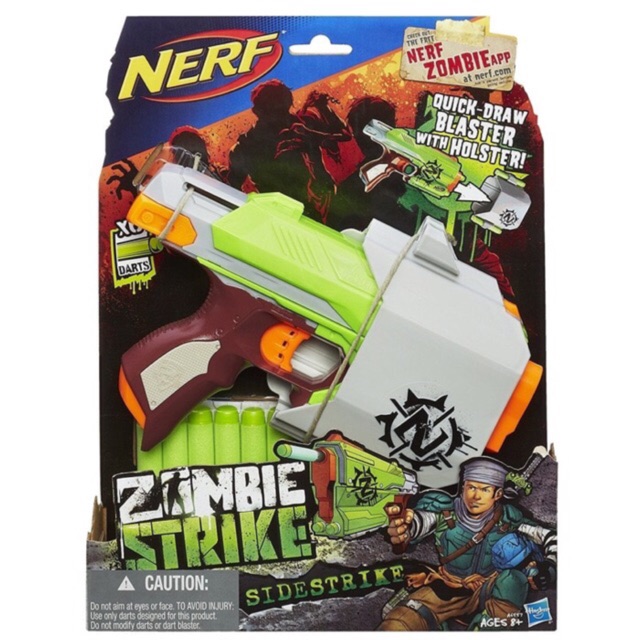 Nerf zombie strike sidestrike blaster