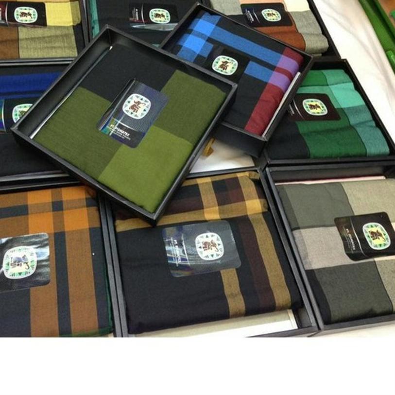 Sarung GAJAH DUDUK Aneka Motif - Kain Sarung Tenun Pria Dewasa Laki Cowok Sholat Cap Hitam Putih War