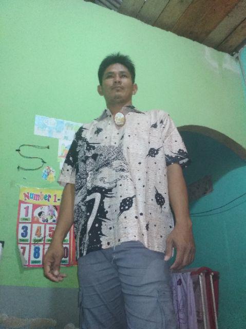 Batik Tangan Pendek Pria / Batik Solo / Batik Premium / Batik Terbaru