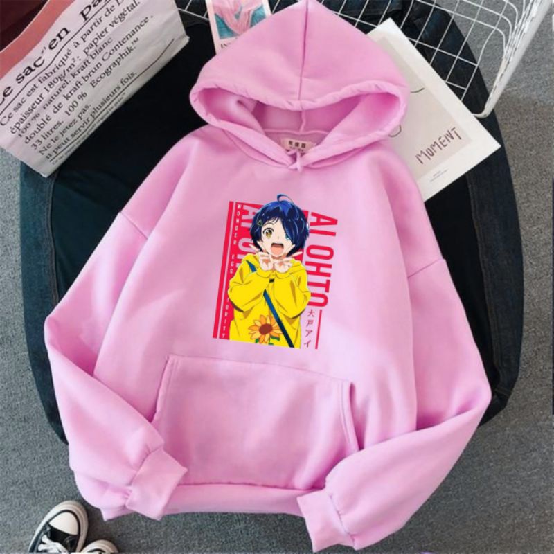 jaket hoodie anak perempuan anime Wonder egg priority - gla store