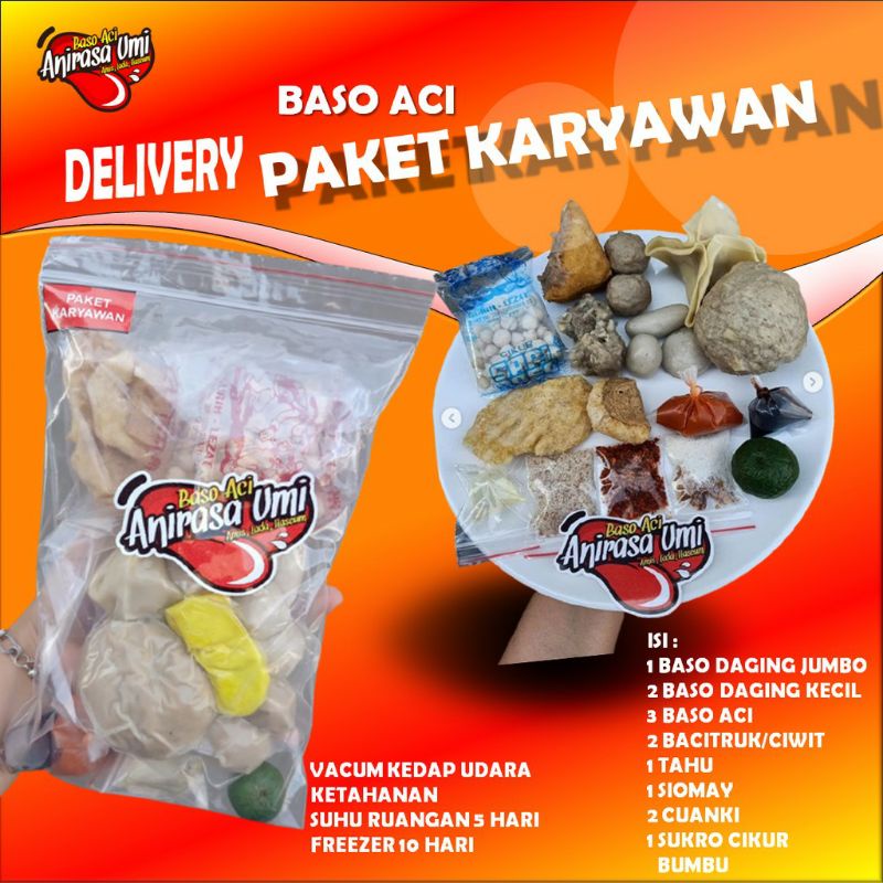 

Baso Daging Anirasa paket Karyawan