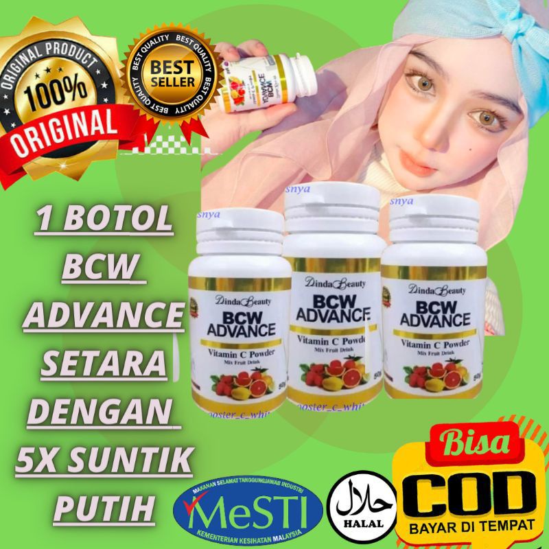 BCW ADVANCE ORIGINAL DINDA BEAUTY / BEAUTY C WHITENING / PEMUTIH KULIT AMAN