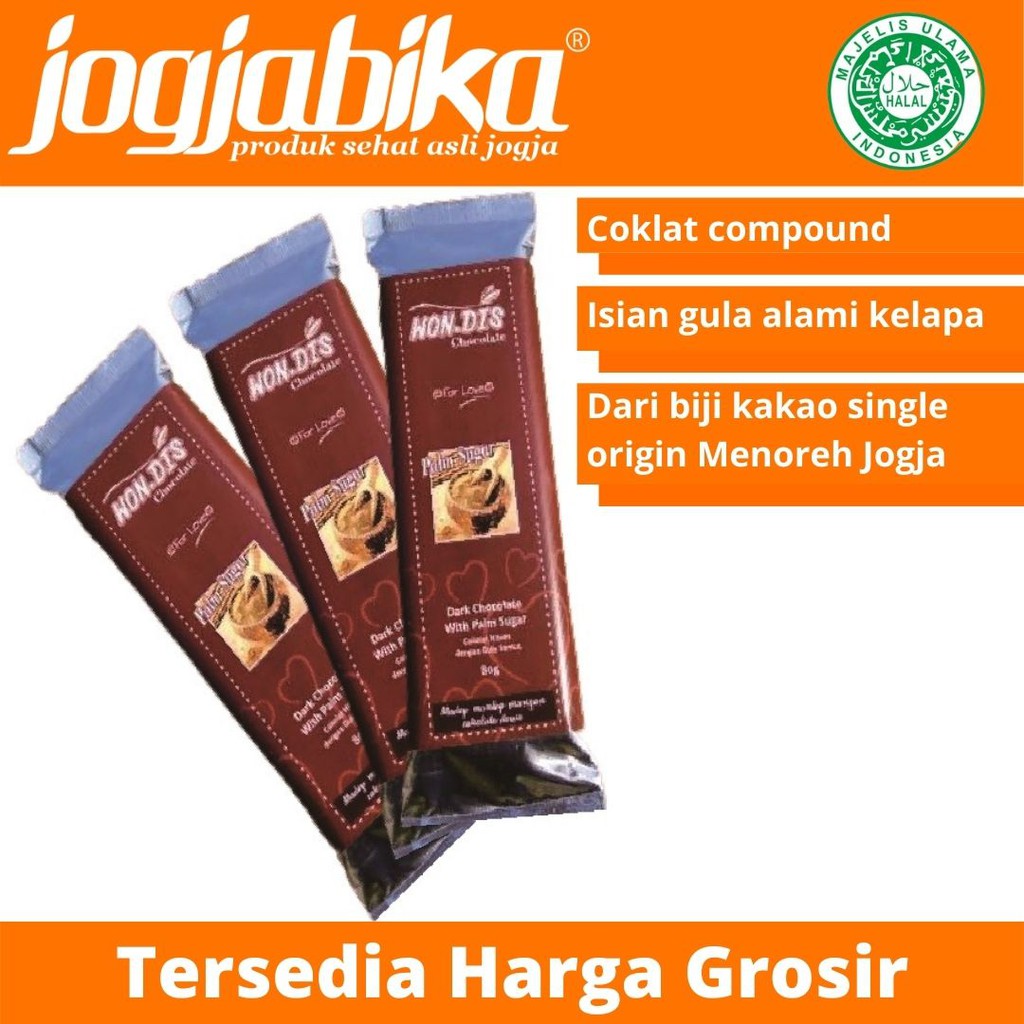 

Coklat Batang Compound Isi Gula Semut Wondis Asli Jogja 80 g