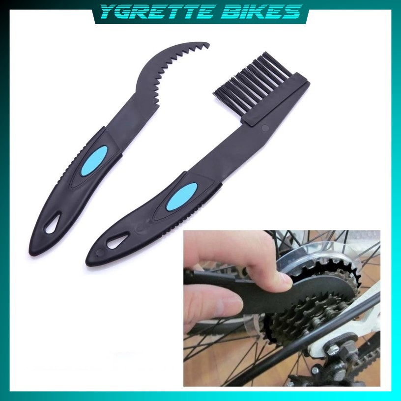 IDEATE Bicycle Chain Cleaning Brush / Sikat Pembersih Rantai Sepeda - YQ012 - Black Keren