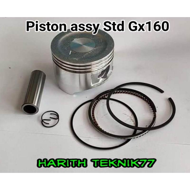 Seher piston komplit gx160 Std untuk mesin honda alkon 2/3in