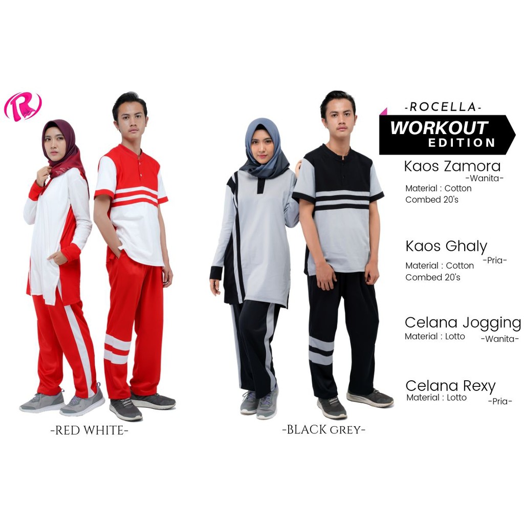 SET OLAHRAGA SET OLAHRAGA PRIA SET OLAHRAGA WANITA COUPLE [ROCELLA]