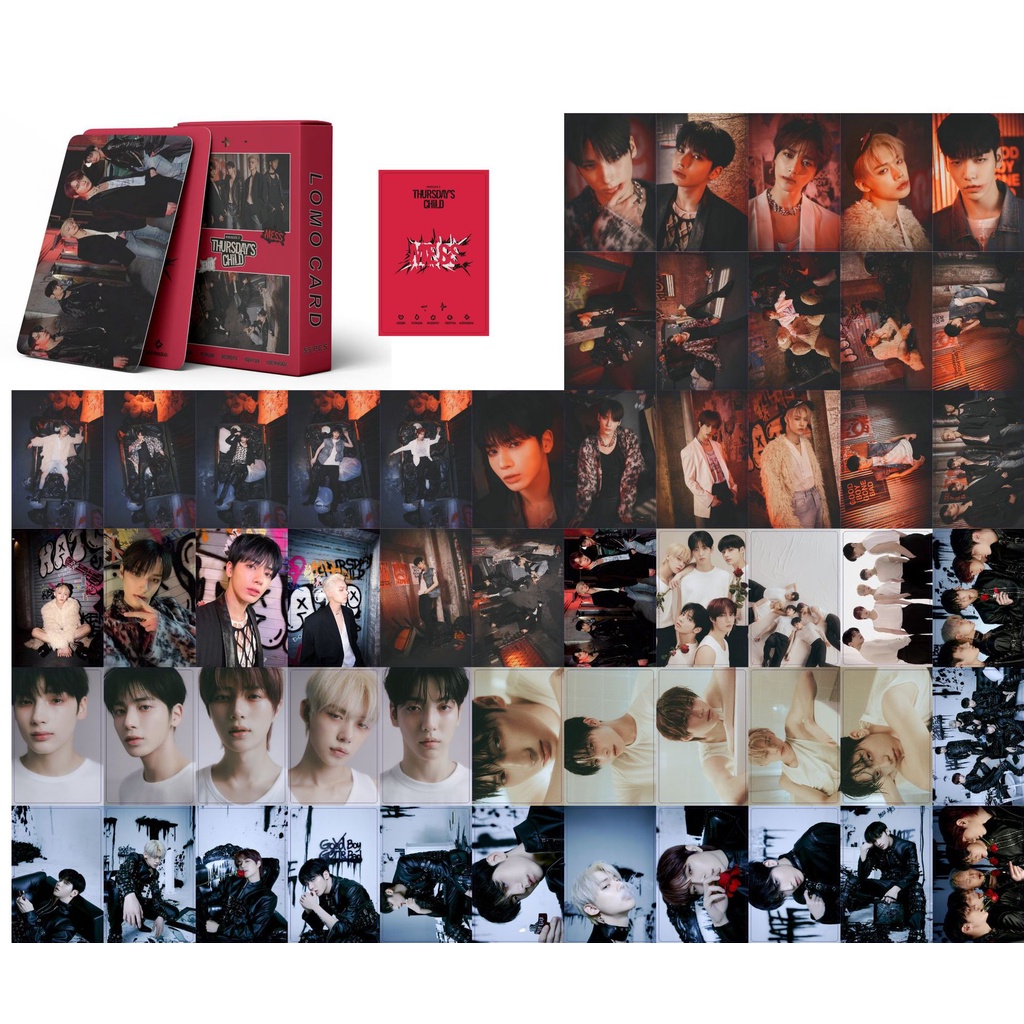 55pcs / Kotak Kartu Foto Album Lomo Untuk Ulang Tahun Anak