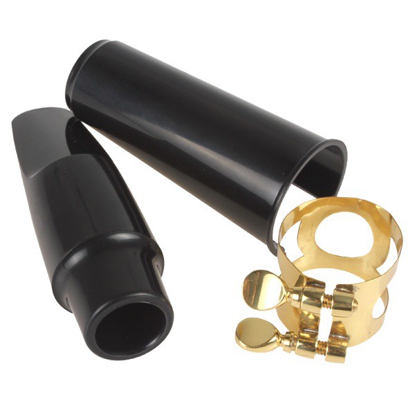 Mouthpiece Alto-Saxophone Dengan Cap + Klip + Reed