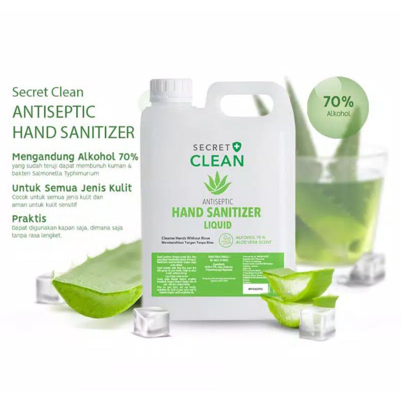 handsanitizer secret clean liquid 5L