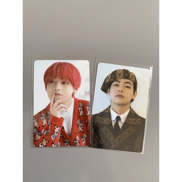 [BOOKED BY Kak Hahahhani] PHOTOCARD BTS TAEHYUNG TAE RAMBUT MERAH BARET BANGTAN PC OFFICIAL DICON D’