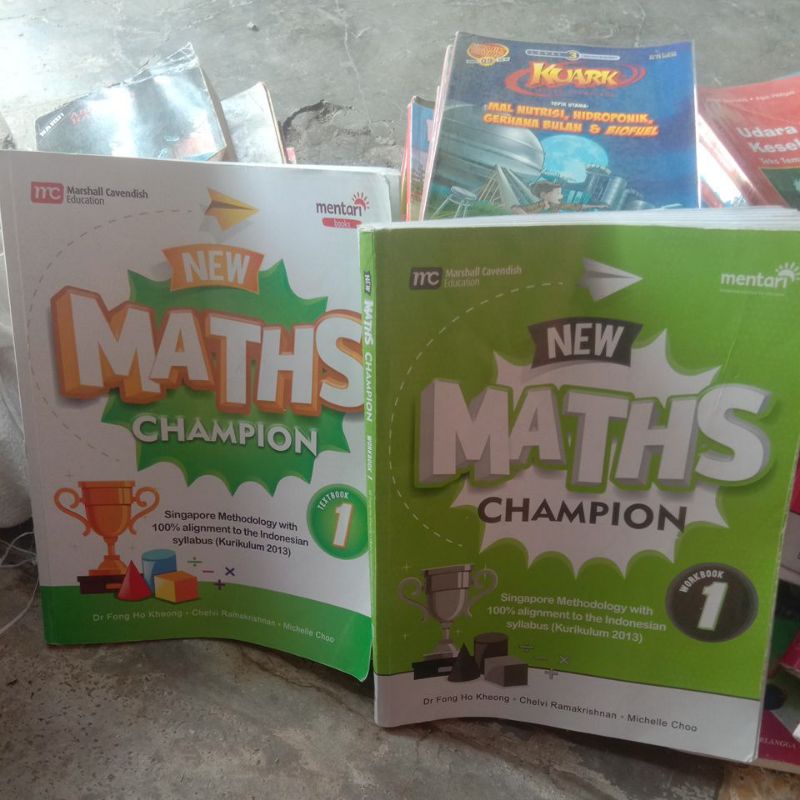 NEW MATHS CHAMPION 1 BEBAS CORETAN PEN