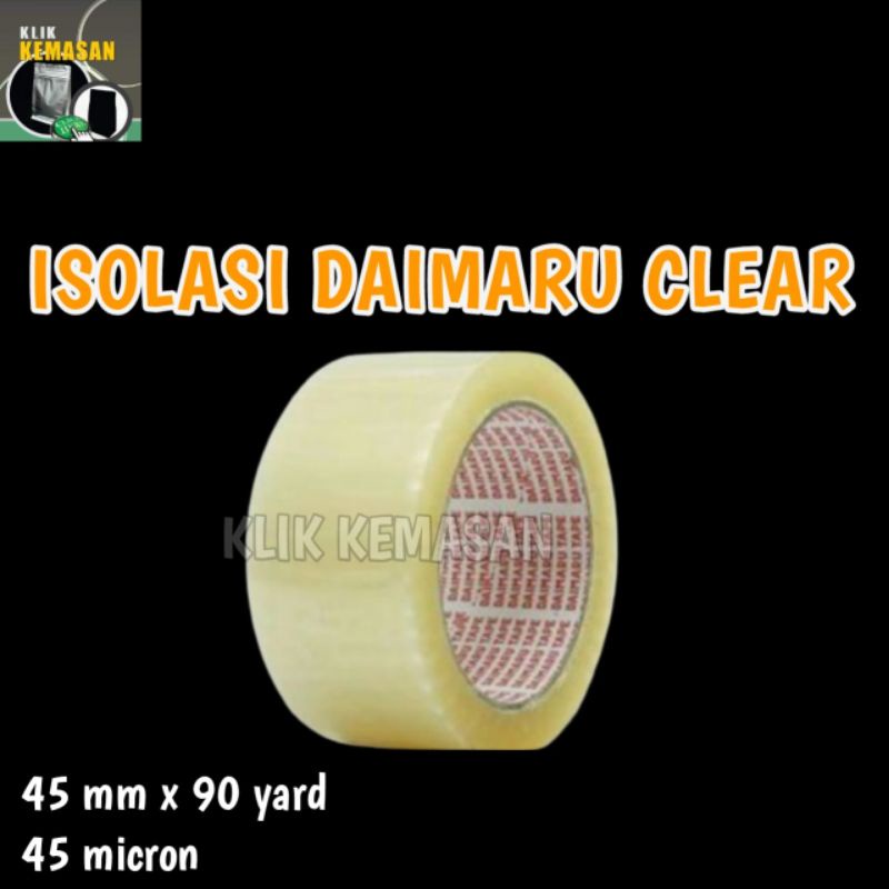 

DAIMARU CLEAR OPP TAPE LAKBAN BENING SOLATIP BESAR 48mm x 90 Y