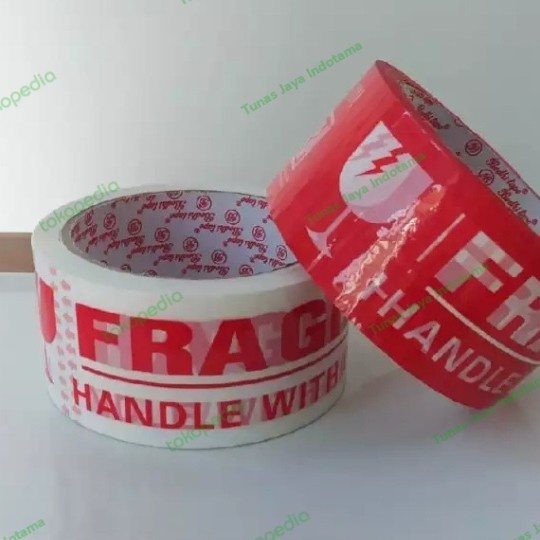 

Menakjubkan Lakban Fragile Bodhi Tape Merah Putih Best Quality Hemat