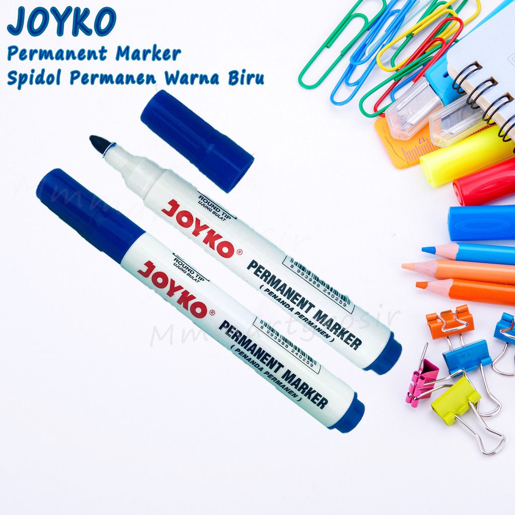 Joyko / Spidol Permanen / Warna Biru