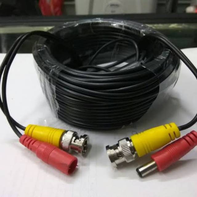 KABEL CCTV JADI 20 METER TGL PAKAI KOMPLIT SAMA JACK KONEKTOR