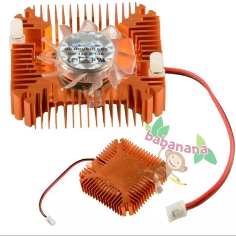 Heatsink vga 5.5x5.5x1.2cm cooling tembaga pendingin alumunium cooler