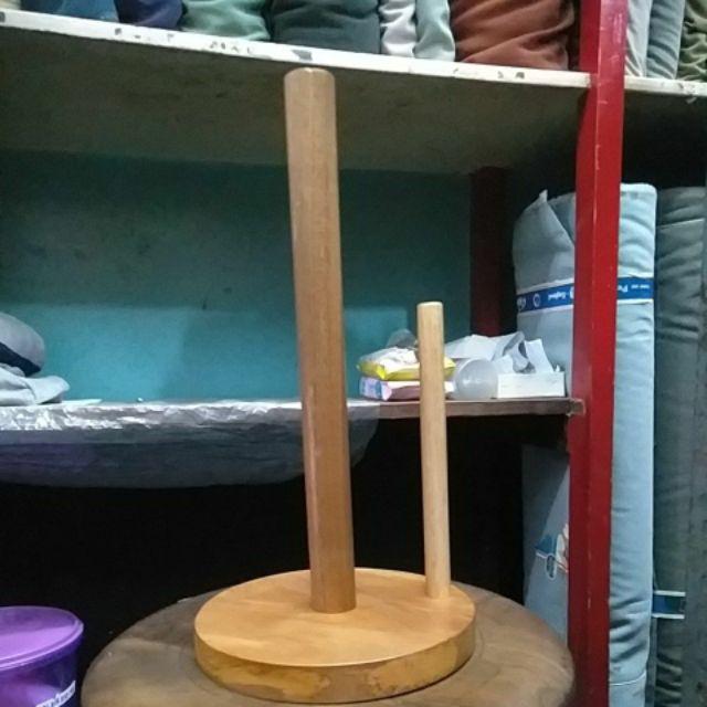 Tempat Tissue Gulung Tisu Roll Tissue Dapur Kayu