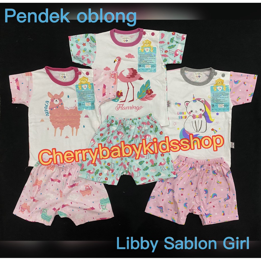 PROMO Setelan Pendek Libby Miyo S M L 2L XL XXL (0 - 4 tahun) Mix Boy / Enchanted Wild / Star CBKS