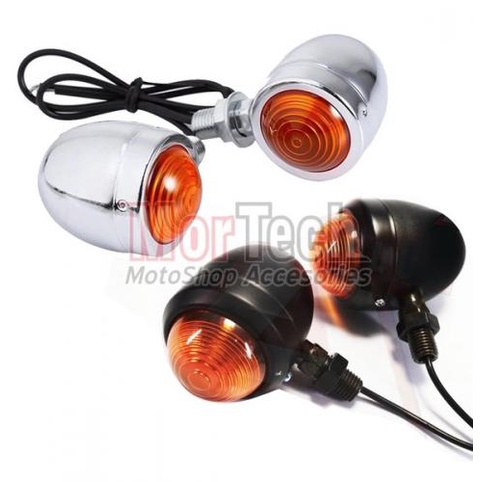 LAMPU SEN SEIN BULAT KLASIK HITAM UNIVERSAL CB CB150R RX KING TIGER VIXION - HR Motoshop