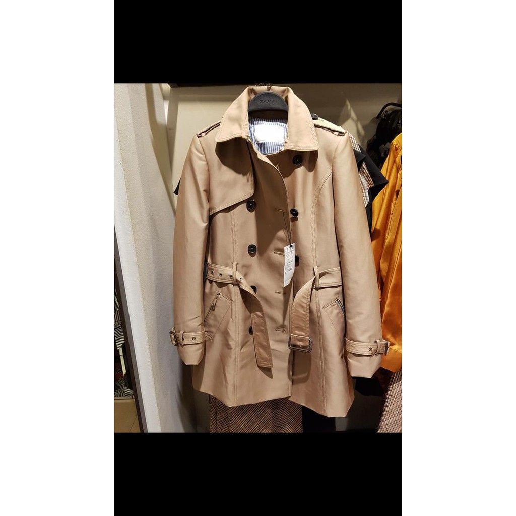 zara camel coat womens