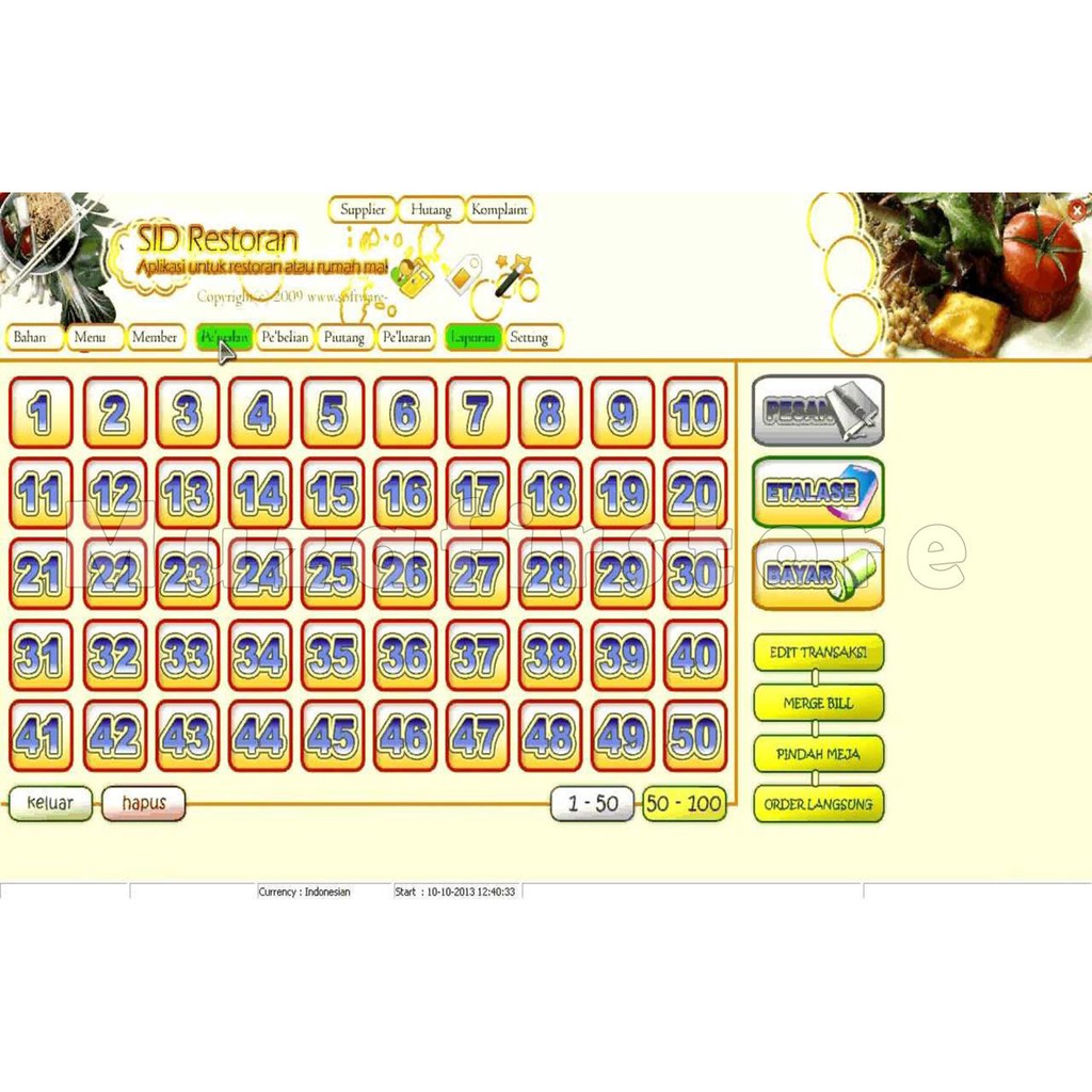 Software Kasir Restoran dan Kafe SID Full unlimited