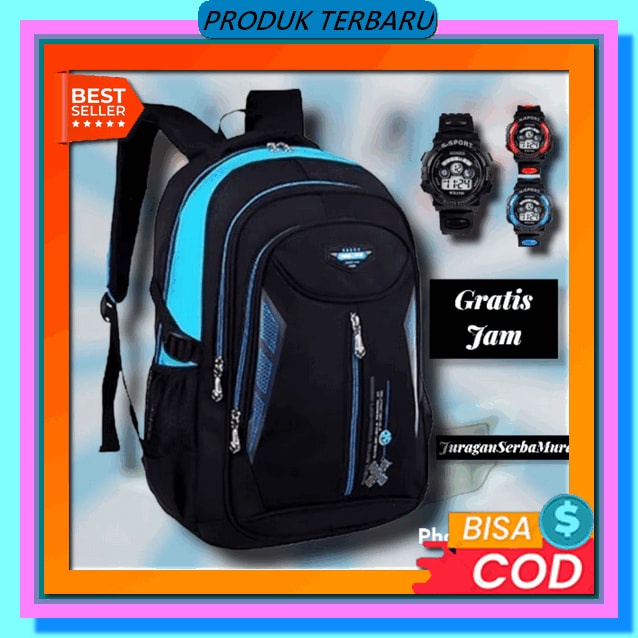 Tas Ransel Polo / Ransel Pria Wanita Polo Polos / Tas Ransel Laptop Anak Sd Smp Sma / Tas Ransel Pol