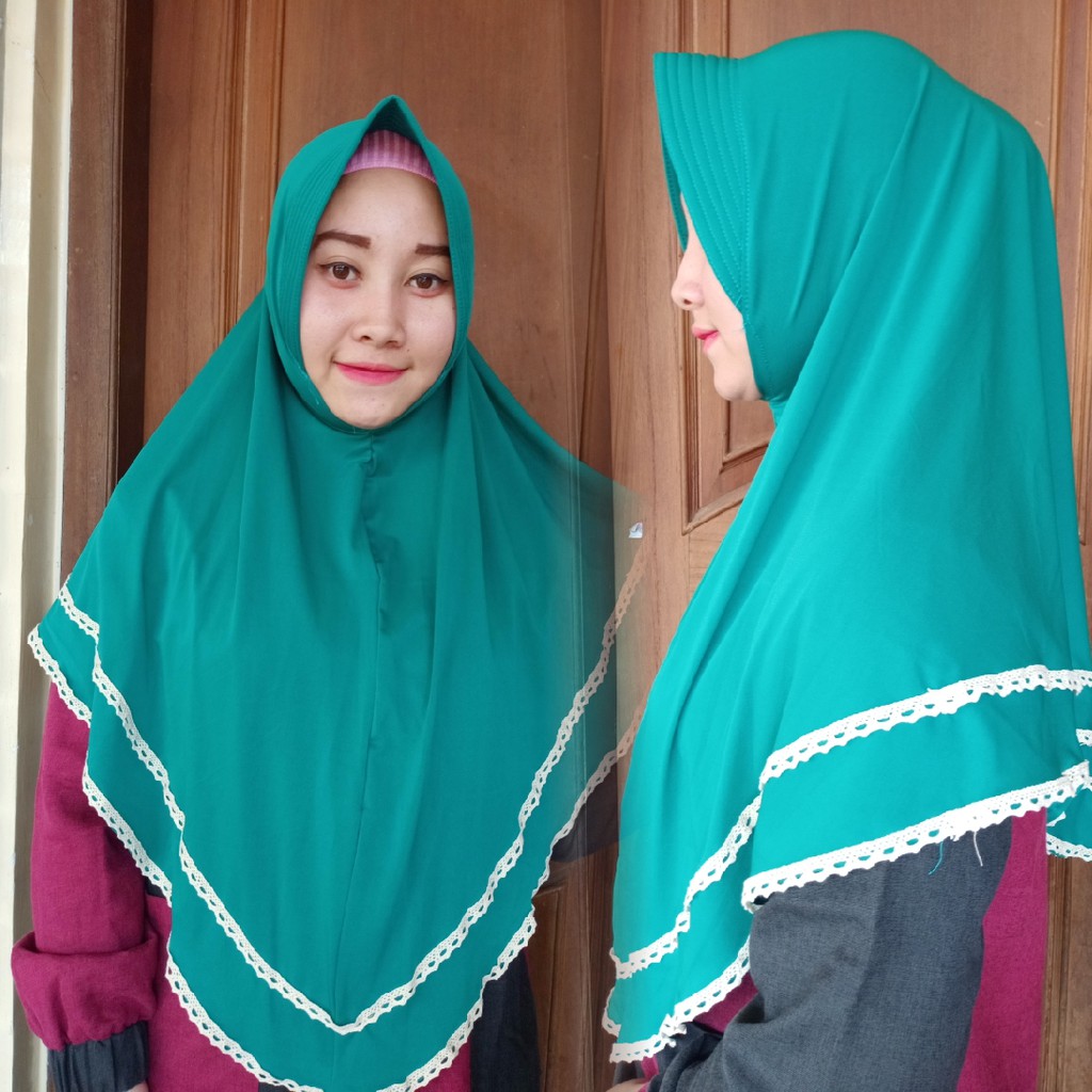 Khimar Arinda RENDA 2 , Bahan jersey , ped antem , UK 80x80