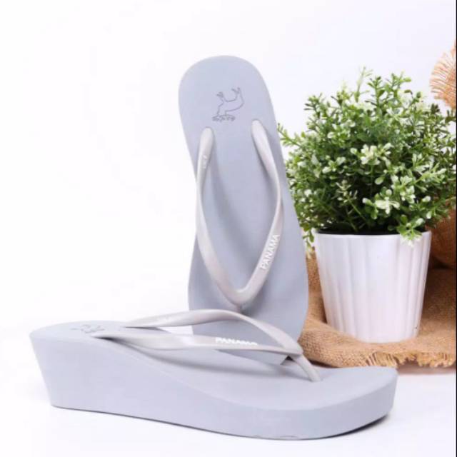 Sandal Wedges Panama Sandal Wanita Sandal Cewek Sandal Murah