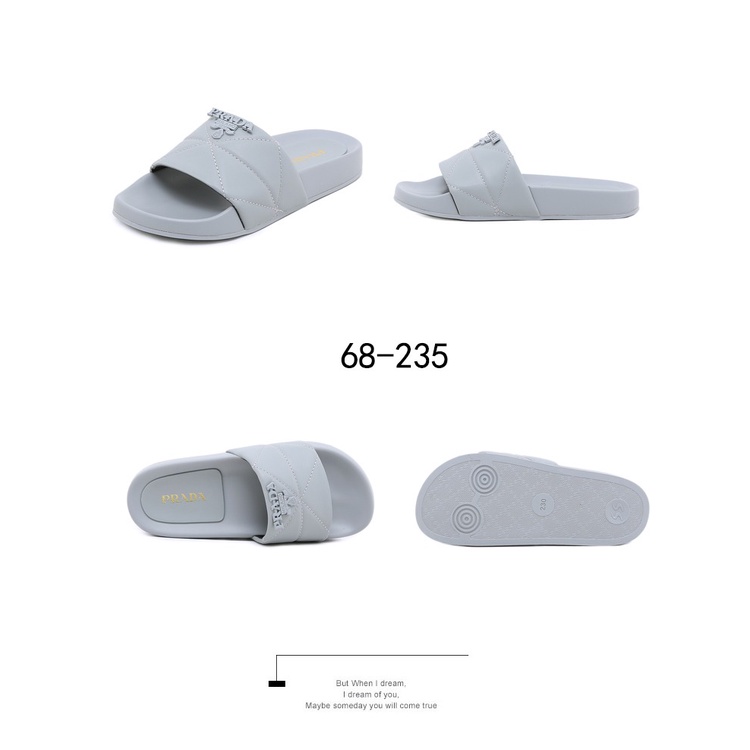 PR Quilted Nappa Slides Sandals 68-235