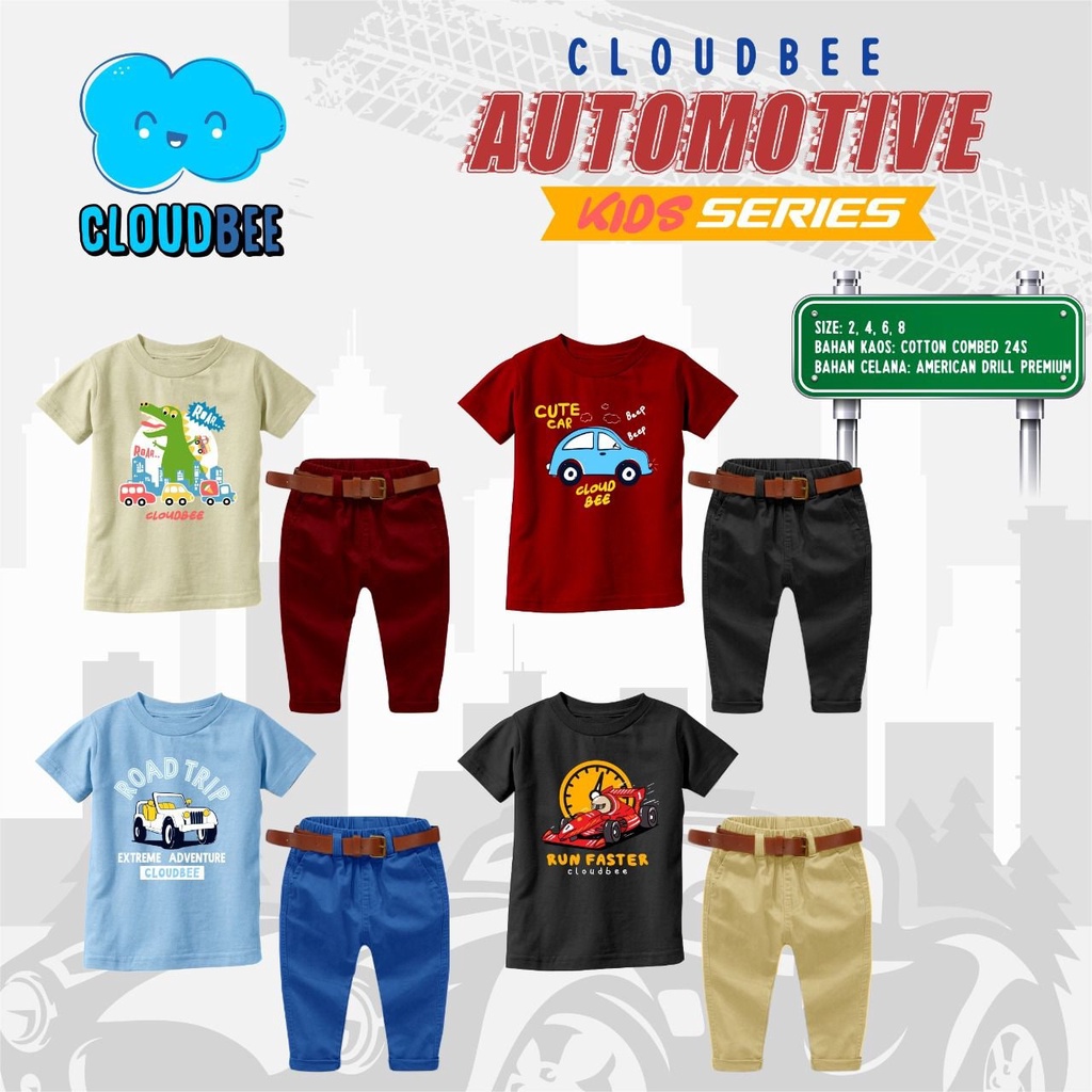 Setelan Anak laki-laki Cloudbee Automotive KIDS