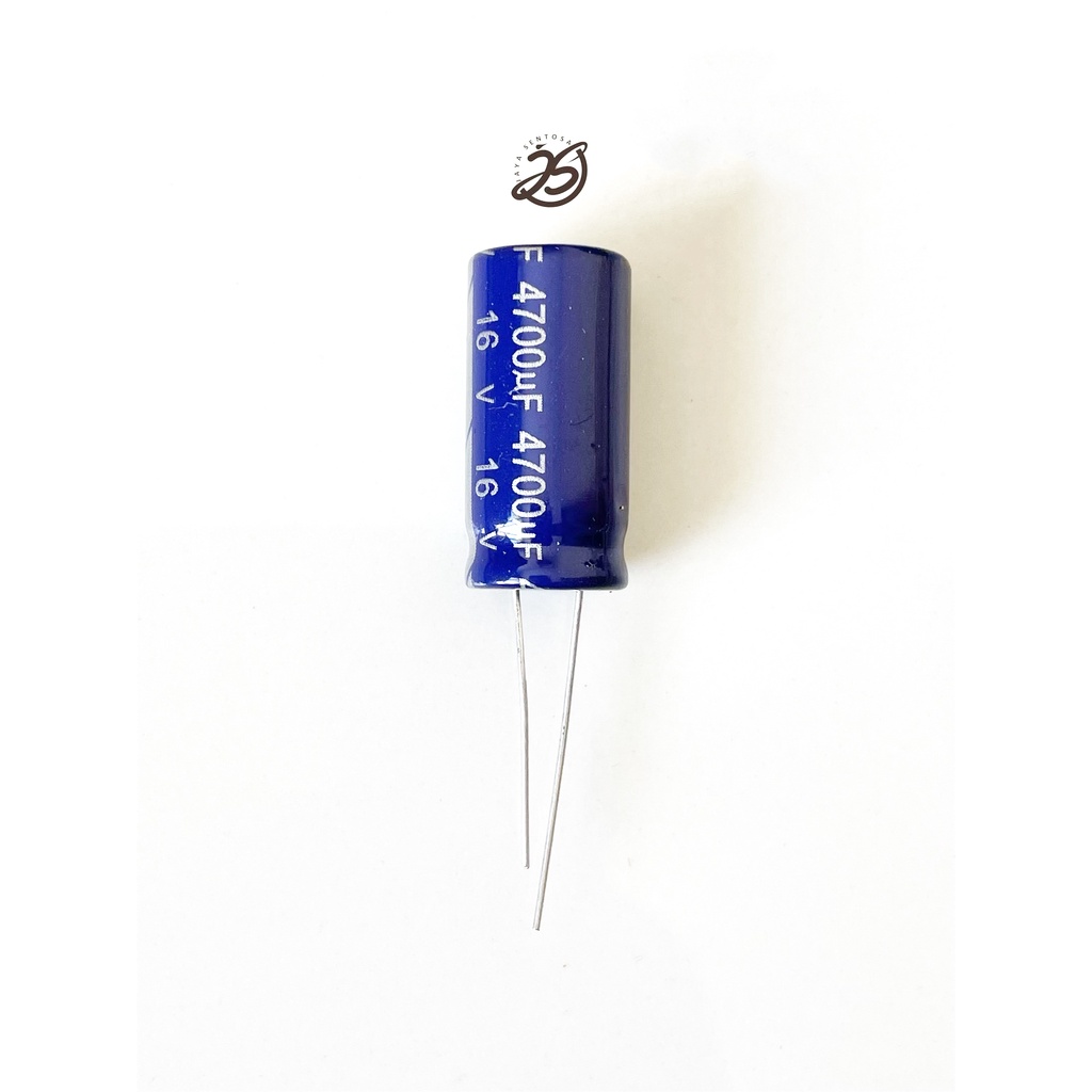 ELCO 4700UF 16V (1 BUAH) KAPASITOR CAPACITOR ELCO KAPASITOR ELKO KAPASITOR 4700 UF 16 V