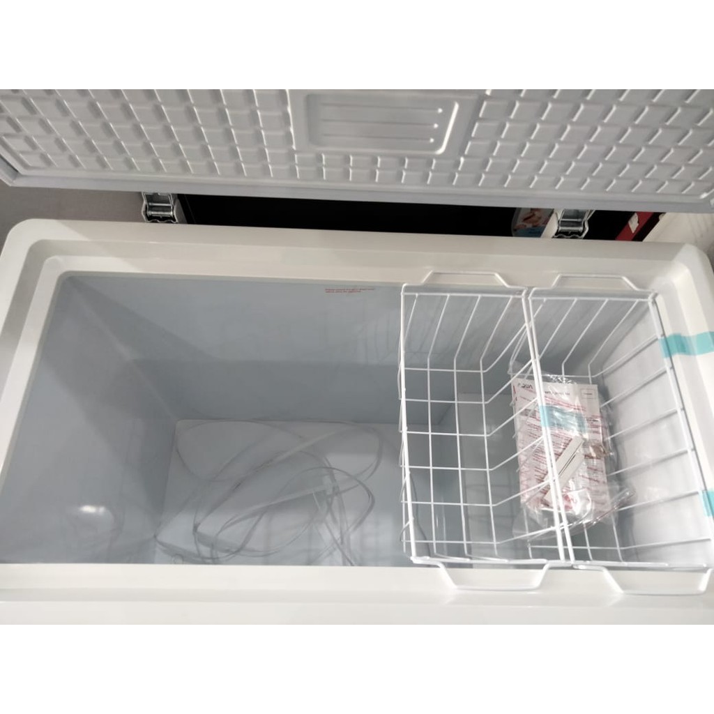 AQUA AQF 200 W CHEST FREEZER BOX 200 L LEMARI PEMBEKU 200 LITER