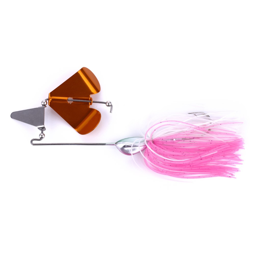 HENGJIA 4pcs metal sequin spinner umpan pancing ikan fishing lure memancing peralatan swimbait