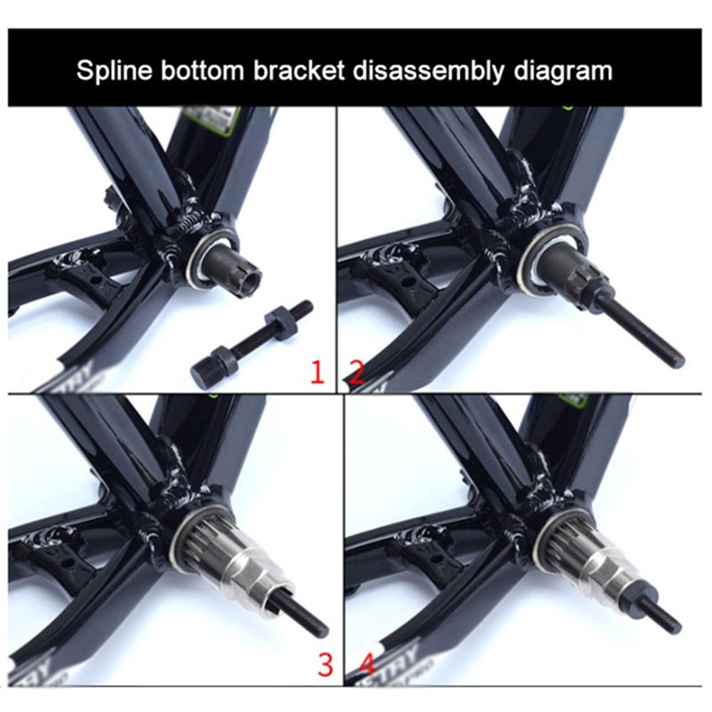 Lanfy Bracket Alat Pelepas Bersepeda Tahan Lama Alat Perbaikan Sepeda Spline Axis BB Square BB Repair Socket