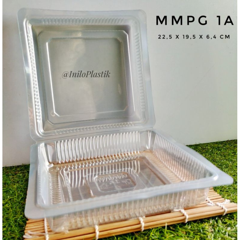 Mika Bolu Kotak 1A / Mika kue Kotak / Tray Mika Kotak [50pcs]