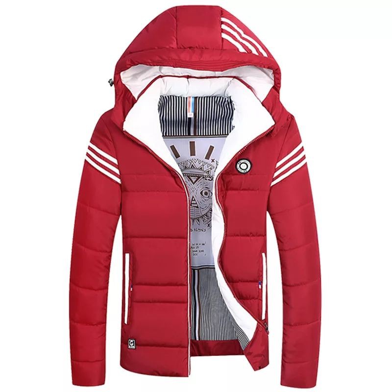 jaket pria prasit kembung winter musim dingin strip