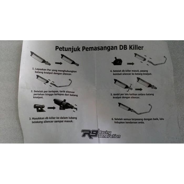 DB KILLER Knalpot R9 Orisinil R9