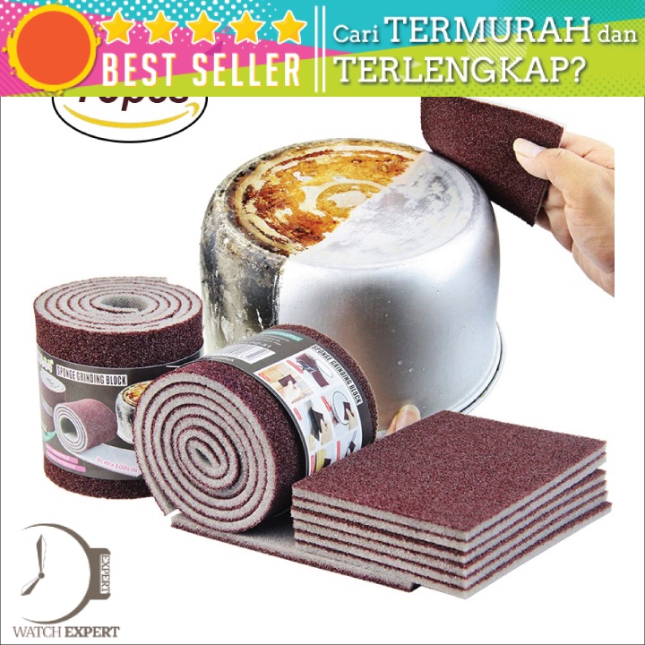 Bisa COD Magic Sponge Pembersih Karat Besi 9 x 100cm Meltset Nano Melamine - CV8652