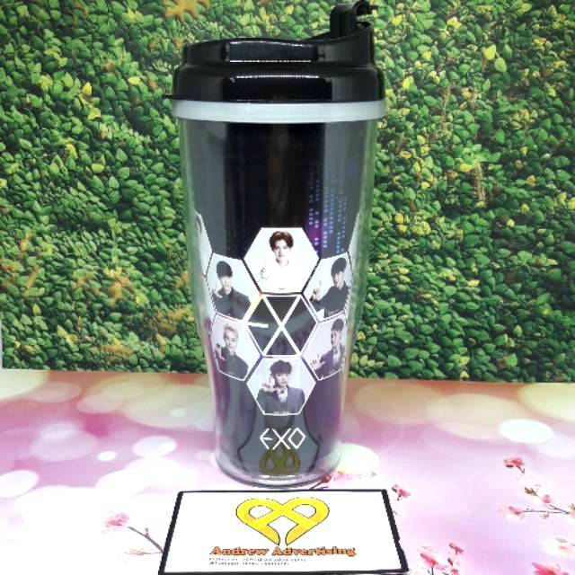 KPOP EXO / BOTOL TUMBLER EXO / MERCHANDISE EXO / EXO SOUVENIR / EXOL