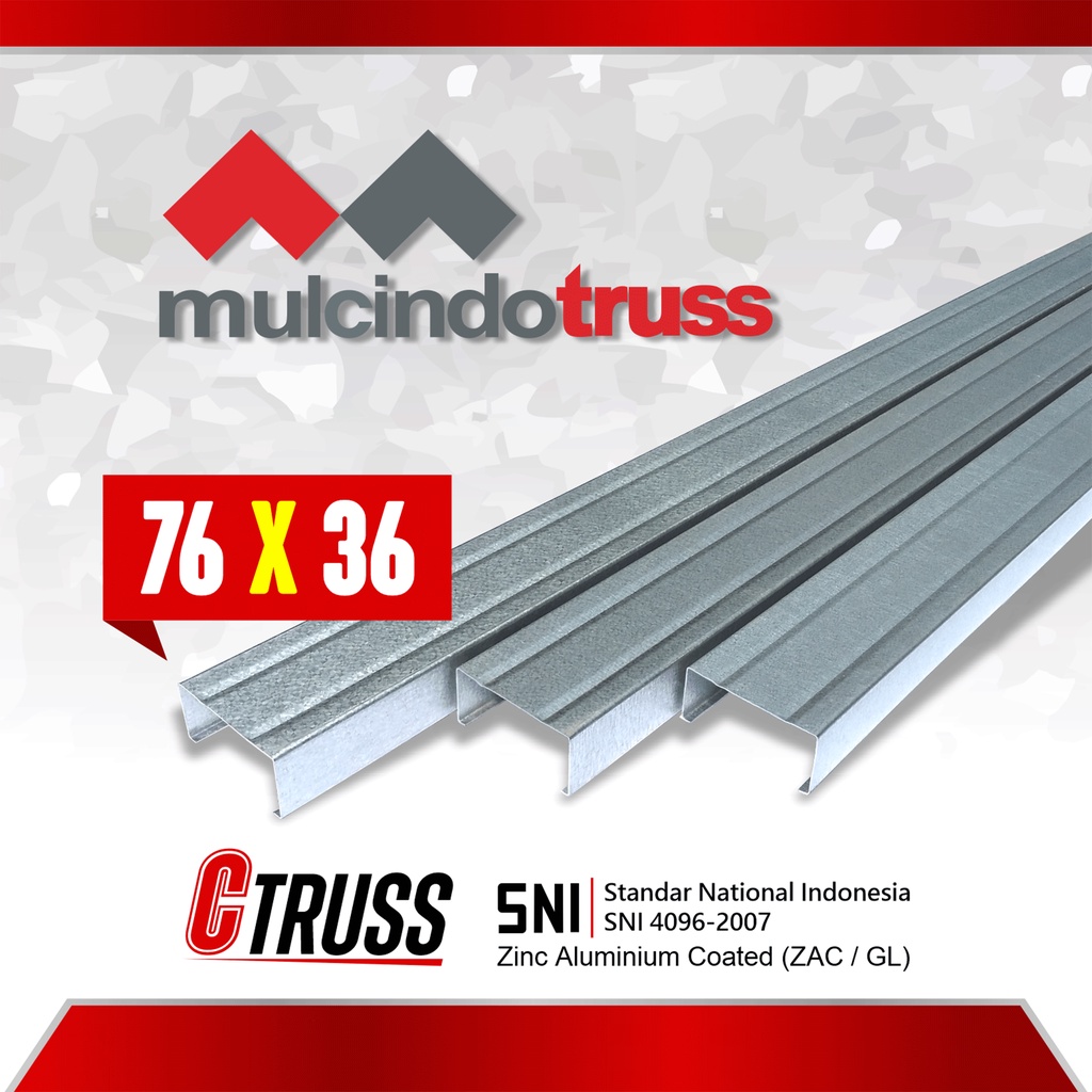 KANAL C TRUSS BAJA RINGAN - RANGKA ATAP MULCINDO TRUSS